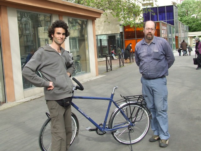 Rando Cycles, ParisMontage du vélo