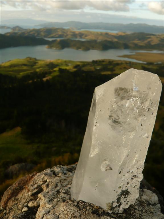 04 Feb 2012<br>Le cristal de la communauté de Mana.
Thames, Coromandel, Ile du Nord, Nouvelle-Zélande
