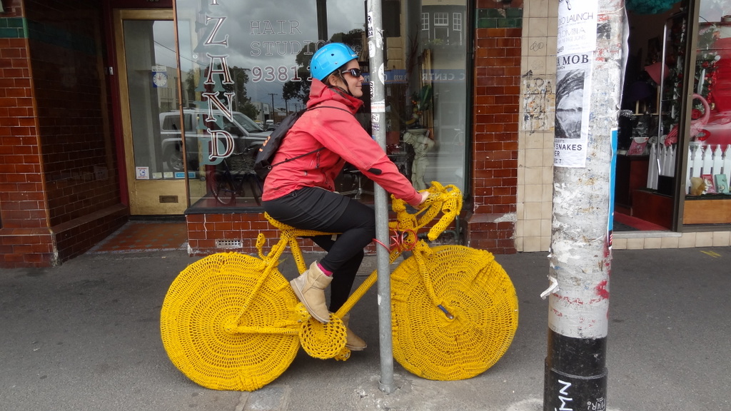 29 Nov 2013<br>Un dernier petit tour à vélo pour Nadège.<br>Melbourne, VIC, Australie