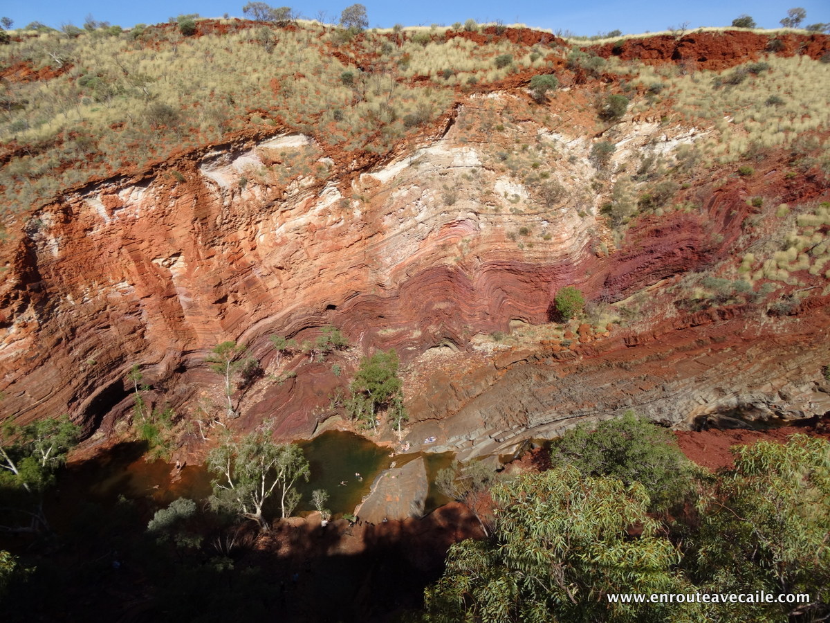 22 Apr 2014<br>Plis de roche.<br>Karijini NP area, Western Australia.