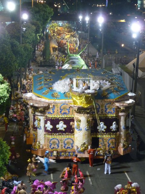 23 Feb 2009<br>Carnival in Rio. One of the carnival floats that make the international reputation of the event. <br> Rio de Janeiro, Brazil