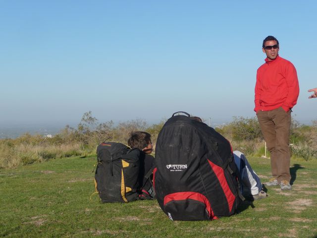 08 May 2009<br>On the left, my paragliding gear, right, stuff a &quot;classic&quot;. <br><br> Mendoza, Argentina