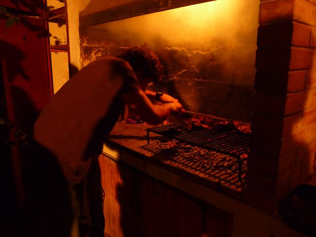 15 May 2009<br>Asado, an evening party at the French engineering students. <br><br> Mendoza, Argentina <br>