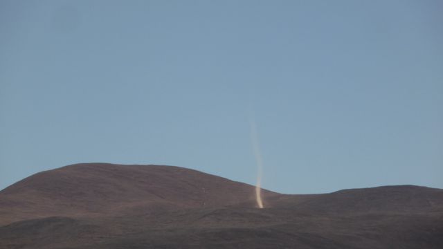 27 Jul 2009<br>It is common in the afternoon to see small tornadoes across the landscape. It&#39;s always a magical show for us drivers. <br> Atacama Desert, Chile